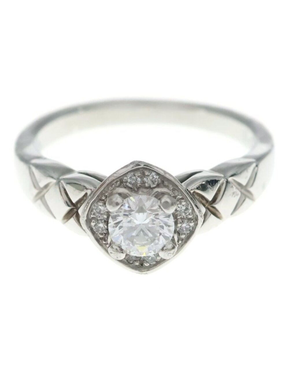 Chanel Coco Crush Engagement Ring Diamond Platinum